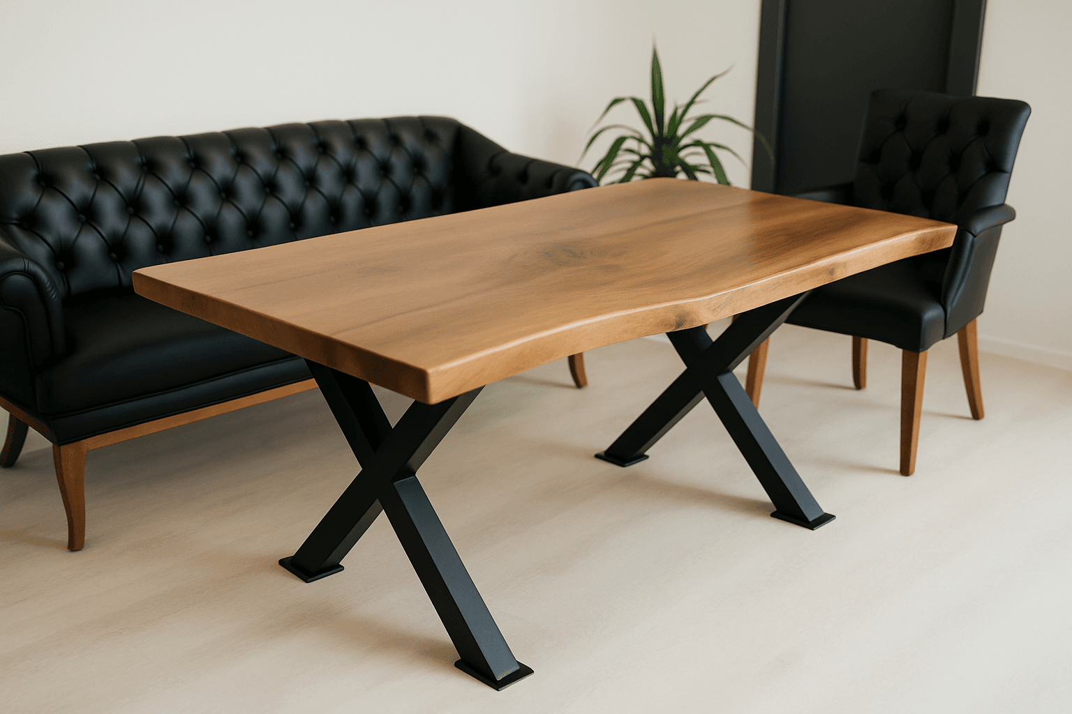 Ahşap tezgah detayı